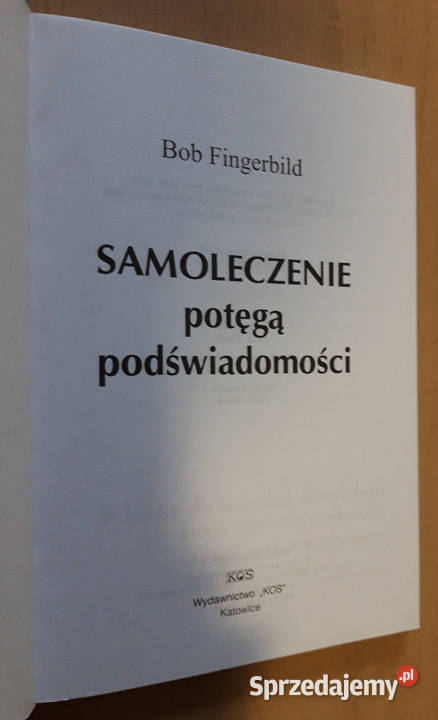 FINGERBILD SAMOLECZENIE POTĘGĄ PODŚWIADOMOŚCI zdrowie, pierwsza pomoc kujawsko-pomorskie Osięciny sprzedam