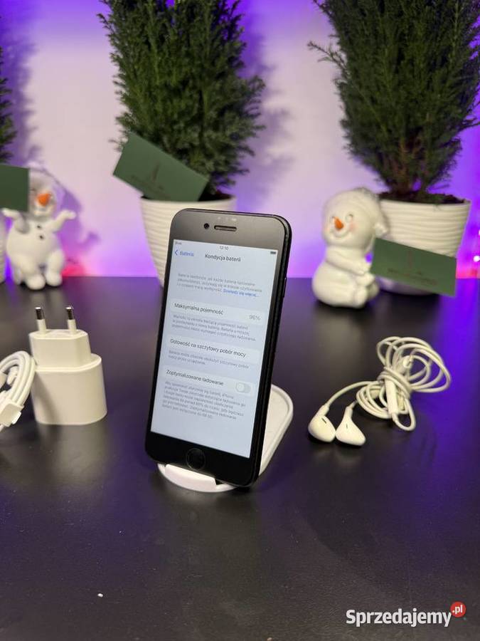 Apple iPhone 7 32GB Black Bateria 96 procent Warszawa