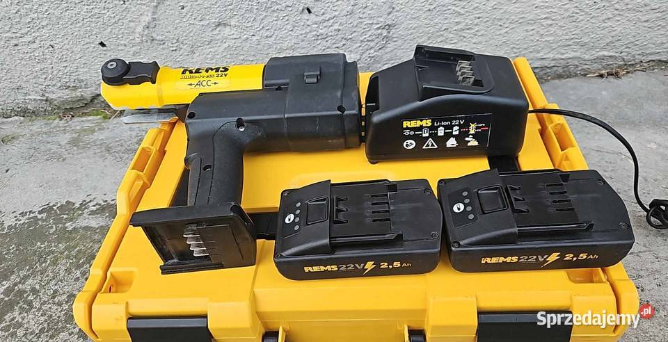 REMS AkkuPress 22V ACC 576011 zaciskarka do rur Zaciskarki do rur