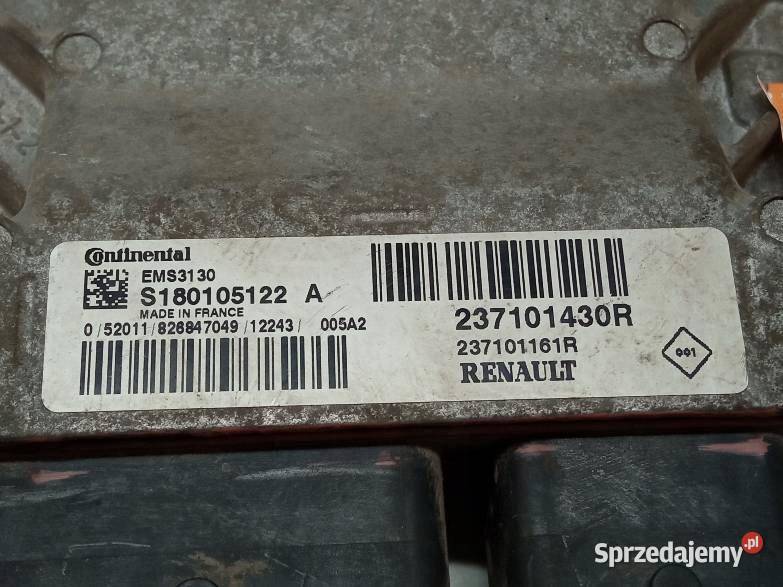 STEROWNIK SILNIKA 237101430R 237101161R 16 B 84 świętokrzyskie