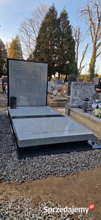 Nagrobek na grobowiec kuru grey impala dark Pozostałe Świdnica