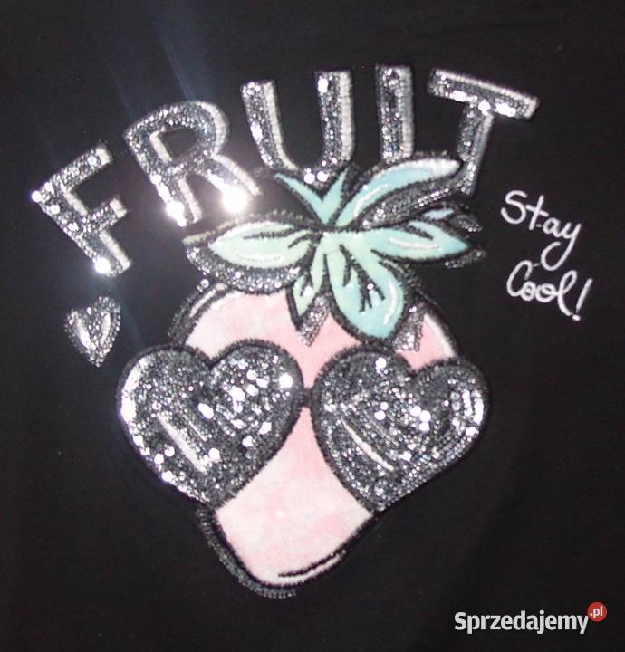 Jean Louis Francoise TSHIRT z cekinową Truskawką Moda i Styl Rawicz