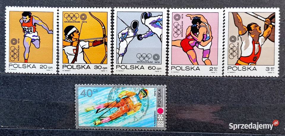 L Znaczki polskie 1972 kwartał I i II Filatelistyka Leźnica Wielka-Osiedle