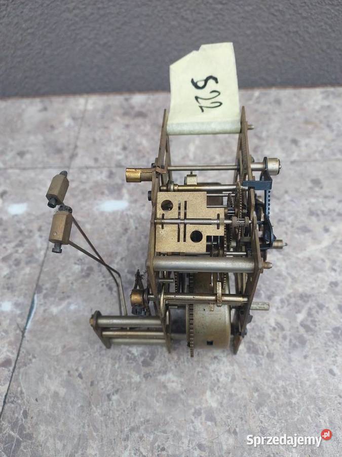 522 Mechanizm starego zegara ściennego Junghans Tczew