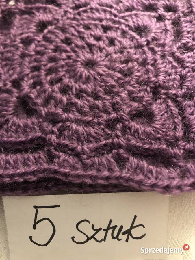 Kwadrat babuni na pledy poduszki narzuty Zegrze