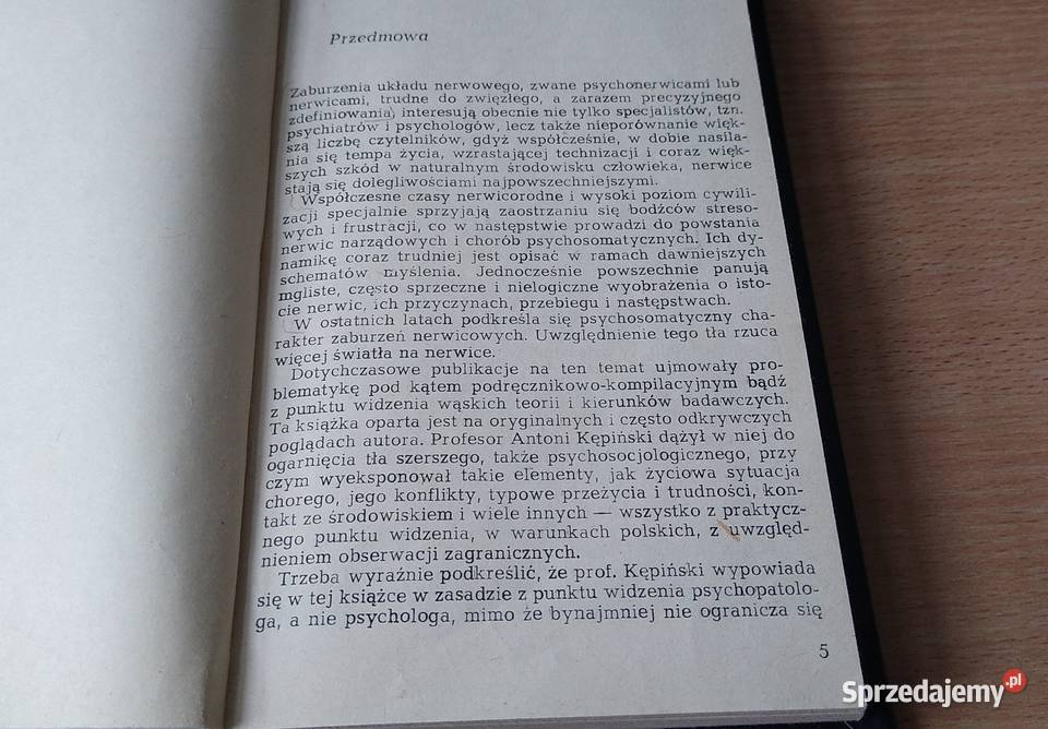 Psychopatologia nerwic Antoni Kępiński TWARDA pomorskie Gdańsk