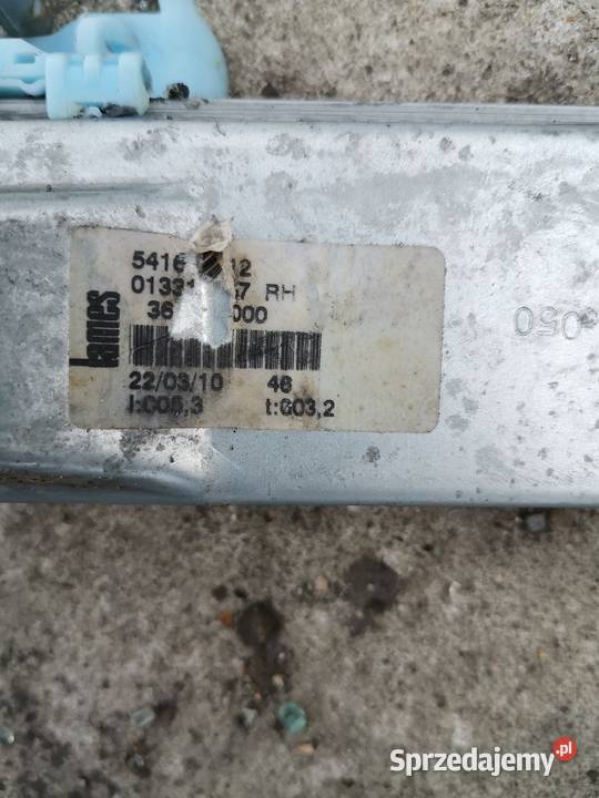 Mechanizm szyby prawy przód corsa d mechanizmy opuszczania szyb śląskie Czerwionka-Leszczyny