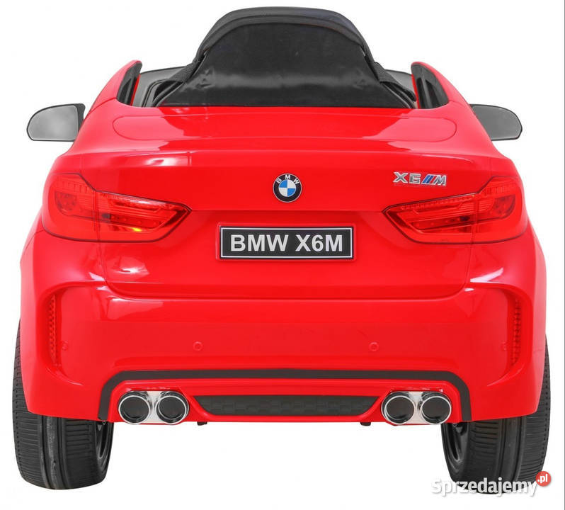 Auto na akumulator BMW X6M czerwone EVA 2x45W Warszawa