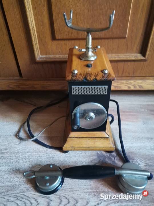 Stary telefon na korbke z lat 30 tych Art Deco Kraków sprzedam