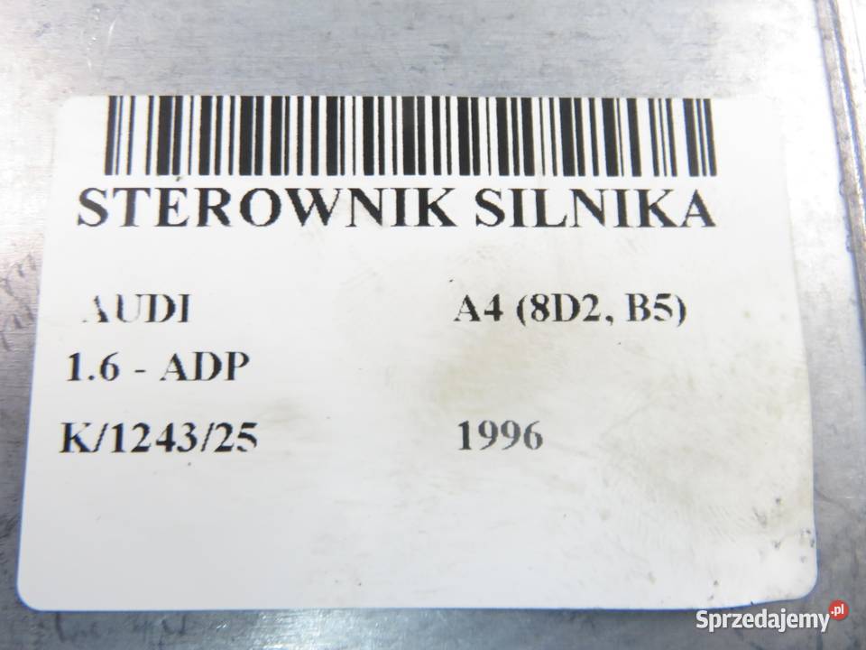 STEROWNIK AUDI A4 8D2 B5 16 8V 8D0907557H małopolskie