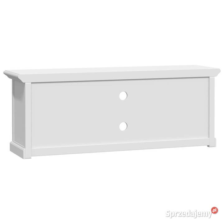 Szafka pod TV biała 110x30x41 materiał Warszawa
