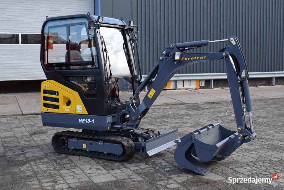 Nowa Minikoparka Eurotrac HE18C I Silnik KUBOTA kujawsko-pomorskie Bydgoszcz