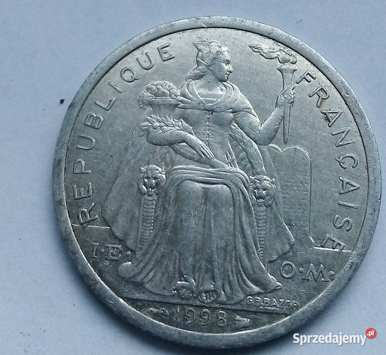 NOWA KALEDONIA2 FRANCS1998 r Legionowo sprzedam