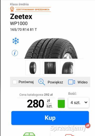 Zeetex WP1000 16570 R14 Nakło Śląskie