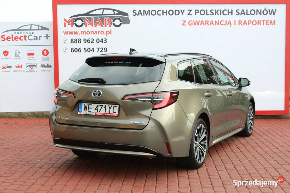 Toyota Corolla SELECTION 18 HYBRID Salon Polska elektrochrom. lusterko wst. Włocławek