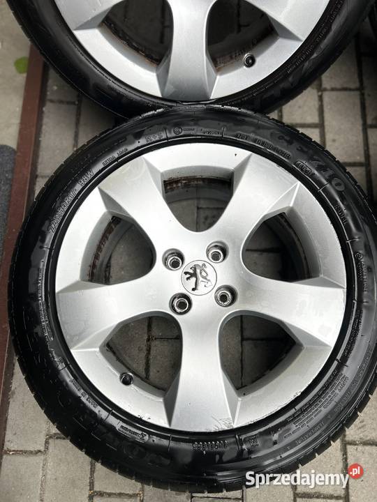 Sprzedam komplet kół alufelg peugeot 4x108 et 29 wielkopolskie Konin