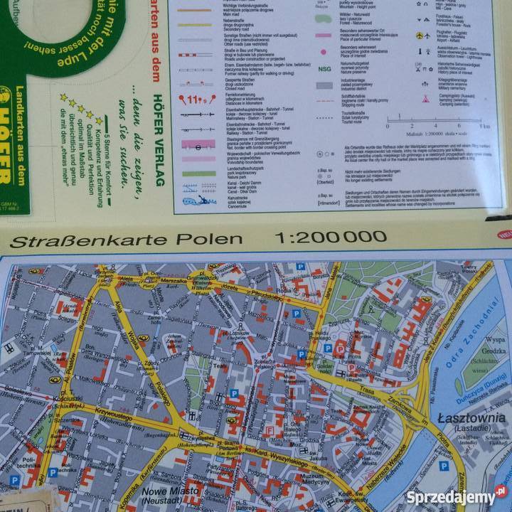 900 Sześć Map Polski Szczecin