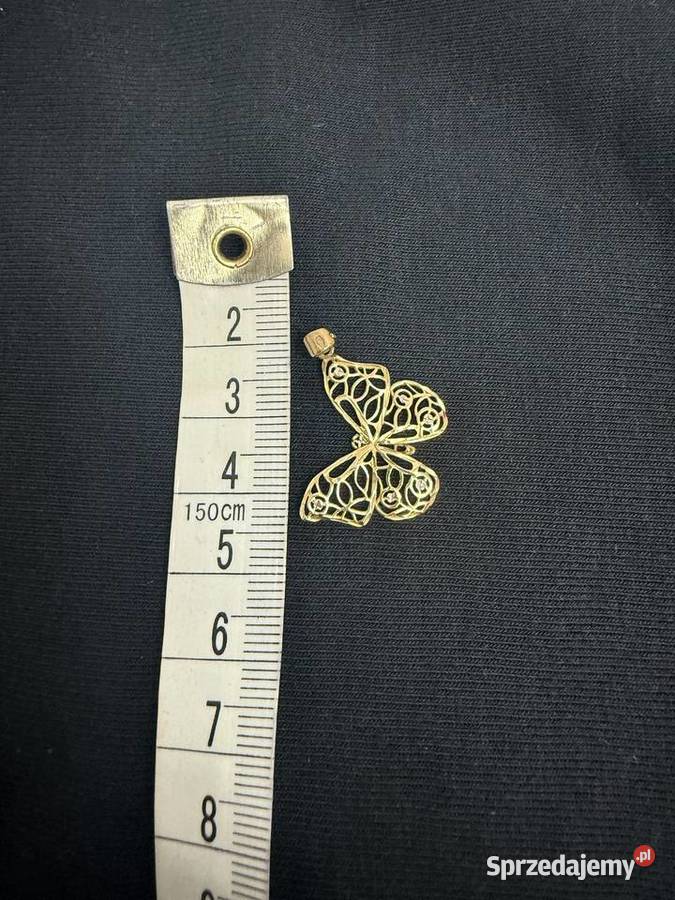 Zawieszka złota motyl