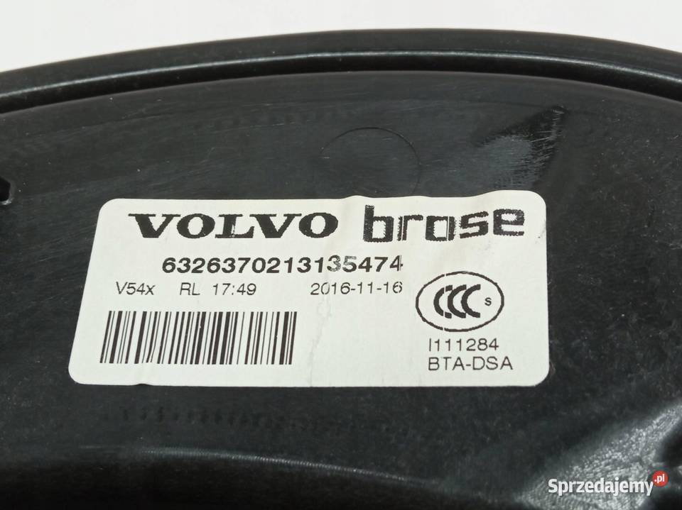 MECHANIZM SZYBY LEWY TYŁ SEDAN 31378594 Volvo