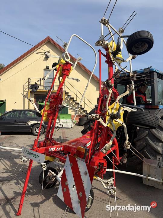 Przewracarka Pottinger HIT 669 Przetrząsarka nieuszkodzony Myszyniec