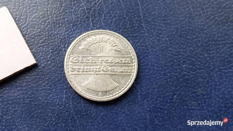 Stare monety 50 fenig 1922 A NIemcy