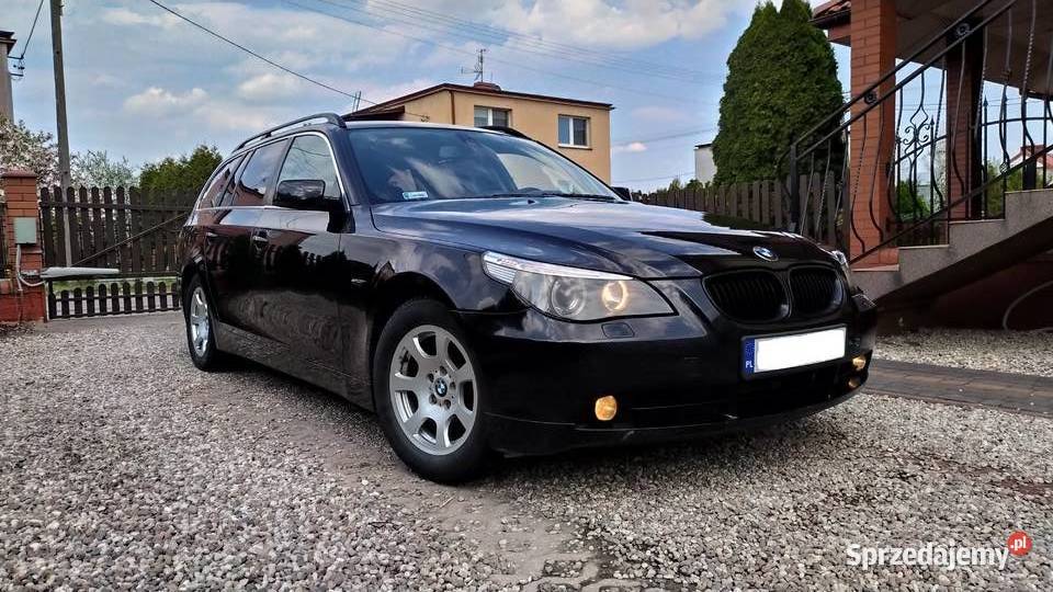 BMW E61 525d 200 Czarna Zadbana Dynamiczna Xenon Toruń sprzedam