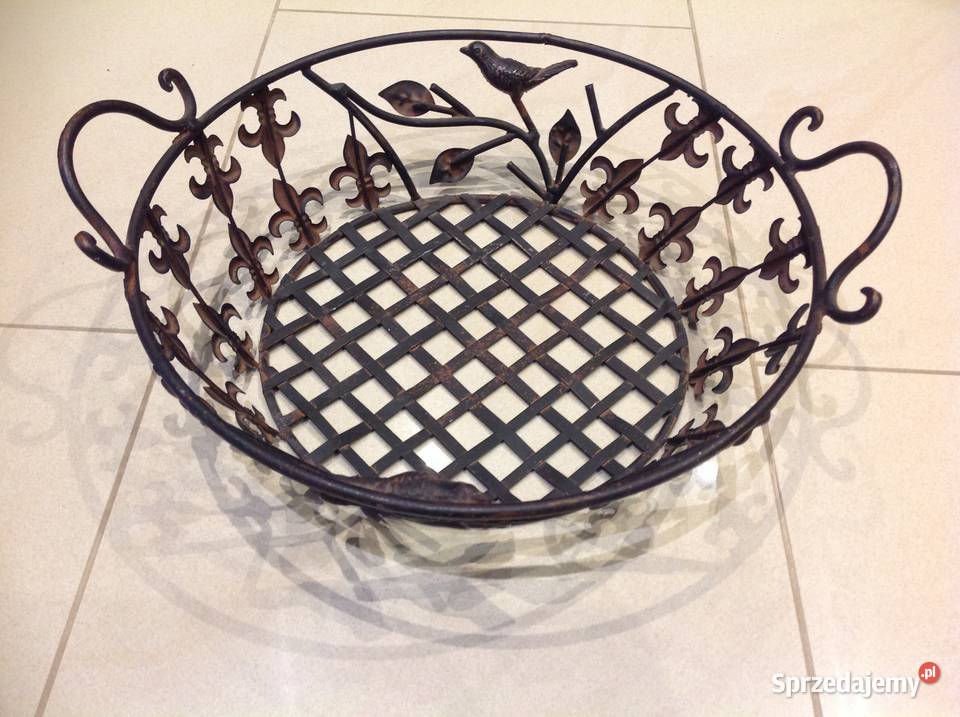 Koszyk Patera Metalowa Metaloplastyka Pozostałe Nowa Sól