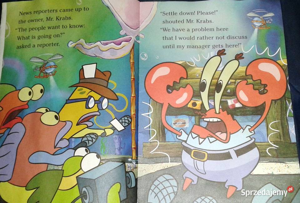 Trouble at the Krusty Krab Steven Banks miękka Chełm sprzedam