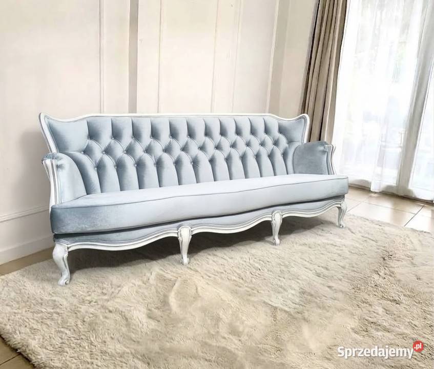 Komplet Ludwikowski zestaw sofa fotele Ludwik Jagodnik