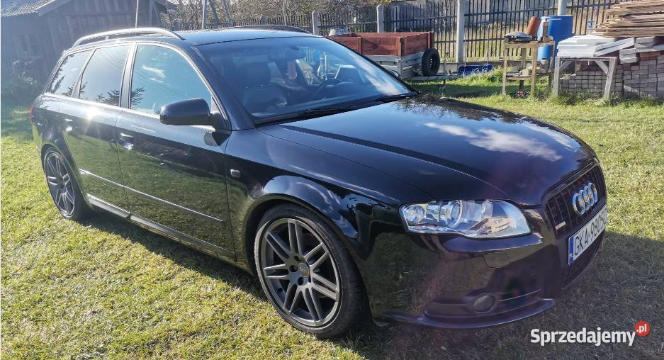Audi A4 B7 20 2007r Pełen pakiet S line 18c 170 Zarejestrowany w Polsce Leźno