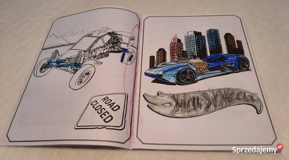 Kolorowanka HotWheels Mattel Kolorowanki Czeladź