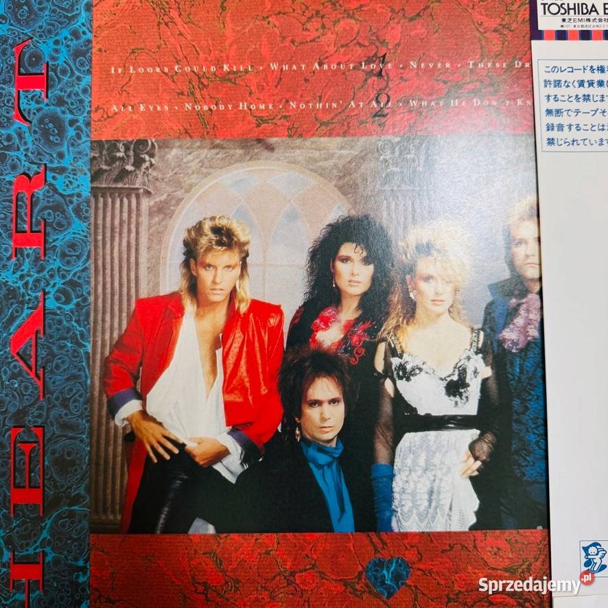 Heart Heart NMNM Japan Obi LP 1985 Capitol Warszawa