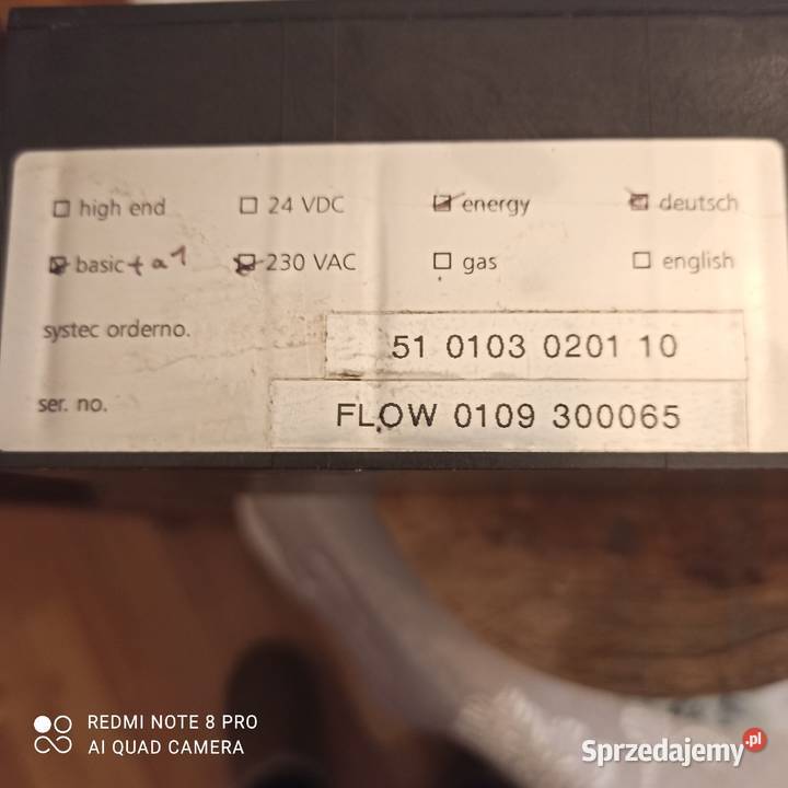 FLOWCOM system kontrols