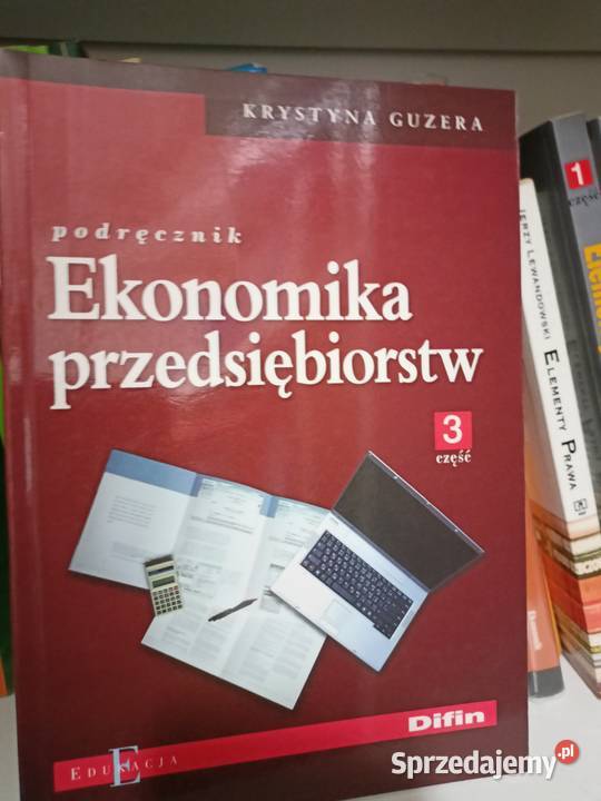 Ekonomika przedsiębiorstw używane podręczniki szkolne księga