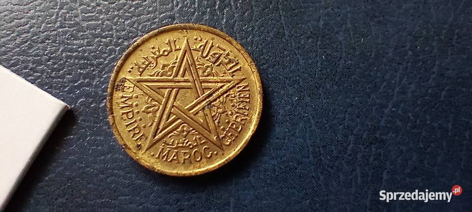 Stare monety 50 cent 1945 Maroko Numizmatyka Lesko