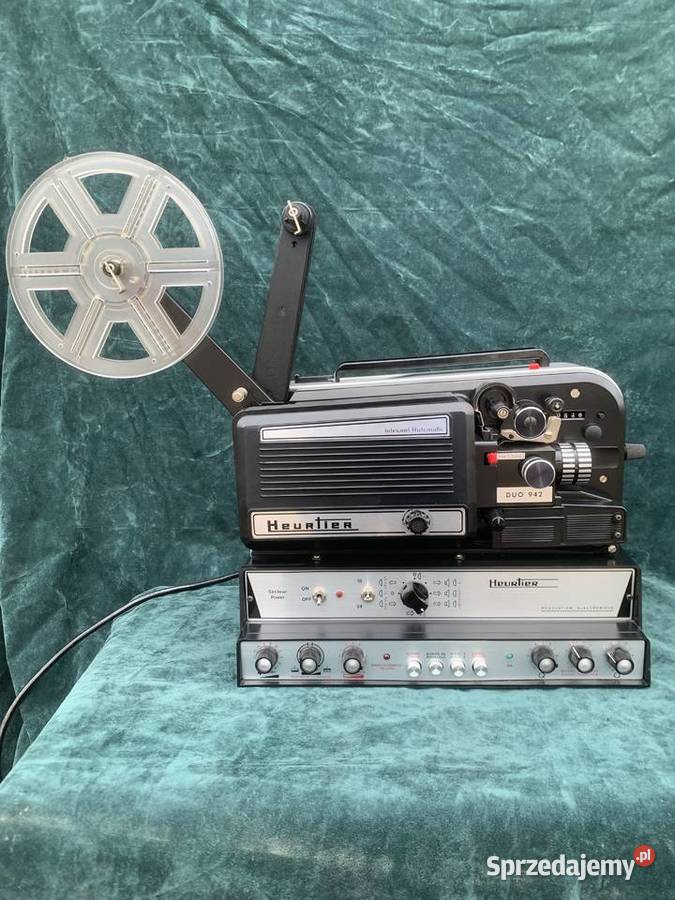 zabytkowy projektor filmowy Heurtier Duo 942 Łowicz