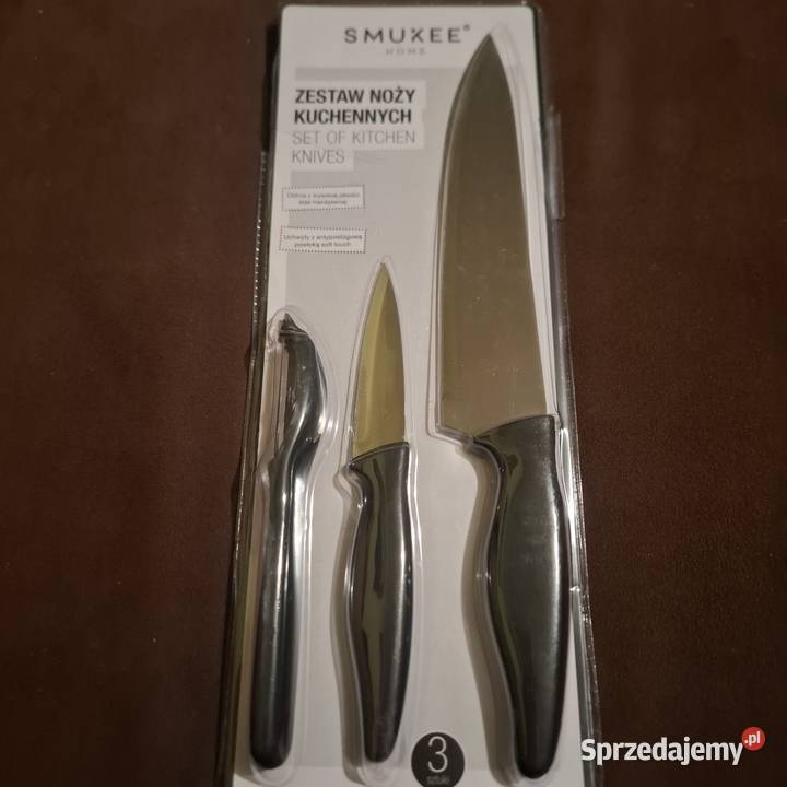 Zestaw noży kuchennych SMUKEE Home 3 elementy 2 Lwówek Śląski