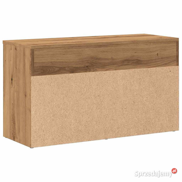Ławka ze schowkiem na buty dąb artisan 80x30x45 Warszawa