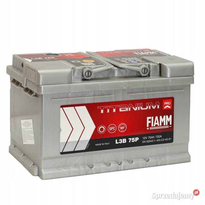 Akumulator FIAMM TITANIUM PRO 75AH 730A EN PRAWY dolnośląskie