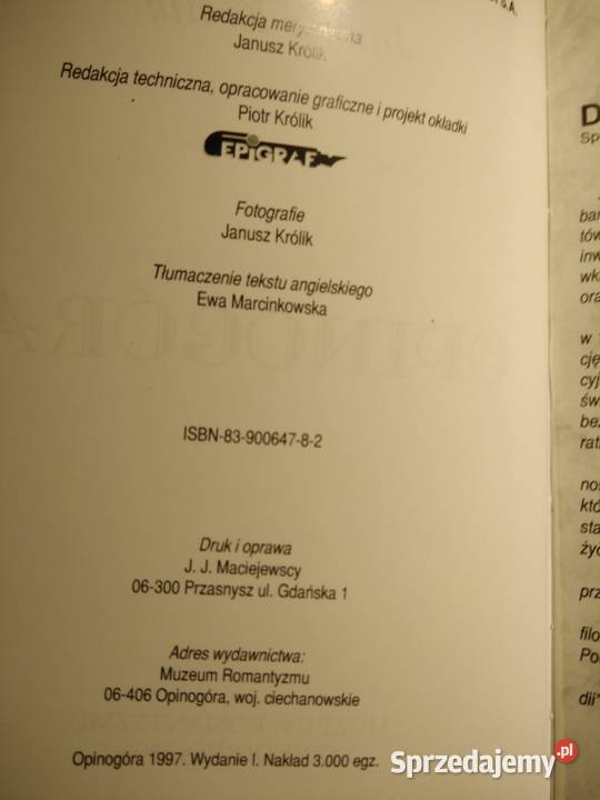 Opinigóra książki prezenty gwiazdka Warszawa