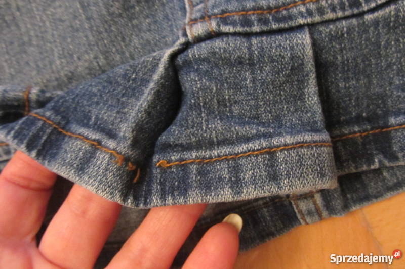 Levisspódnica jeans mini 9298104 z falbanką Łódź