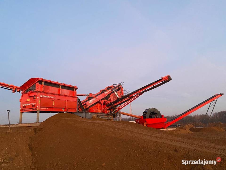 Mobilny przesiewacz Terex Finlay 684 na mokro kujawsko-pomorskie Kołodziejewo sprzedam