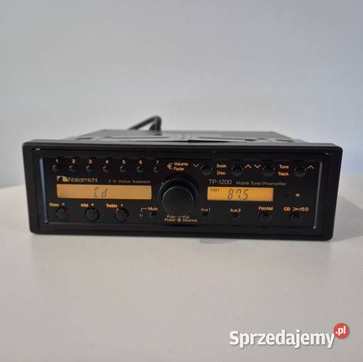 Flagowy zestaw NAKAMICHI TP1200 Radio wzmacniacz Radioodtwarzacze Koszalin sprzedam