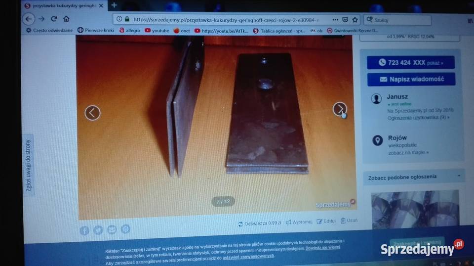 Noże bijaki im do śrutownika rozdrabniacza NEURO Pozostałe Ostrzeszów sprzedam