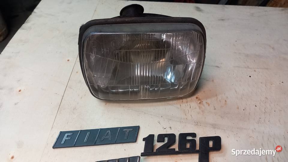 lampa przód reflektor przedni maluch fiat 126p małopolskie Oświęcim
