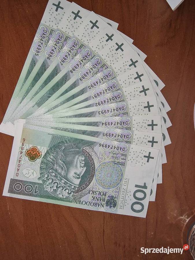Seria 12stu banknotów wielkopolskie Poznań