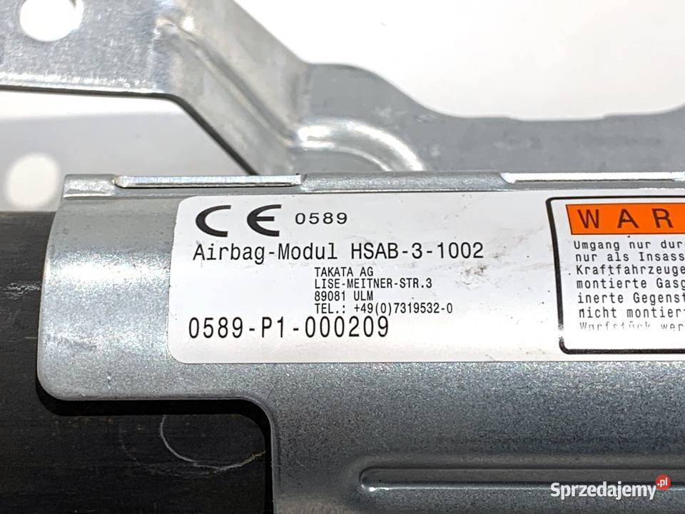 KURTYNA POWIETRZNA PRAWY HONDA CIVIC IX