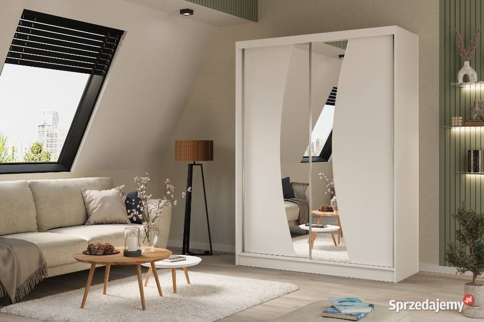 Szafa z ozdobnym lustrem 160 WYSYŁKA wielkopolskie