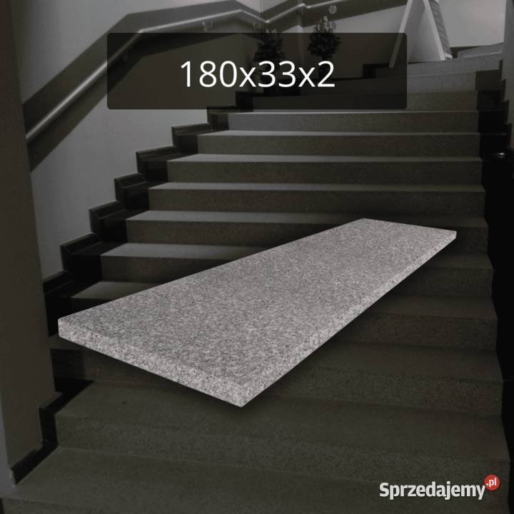 Stopnica granitowa brąz królewski G664 Tczew