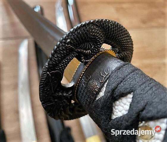 Zestaw trzech mieczy samurajskich katana podlaskie Sokółka